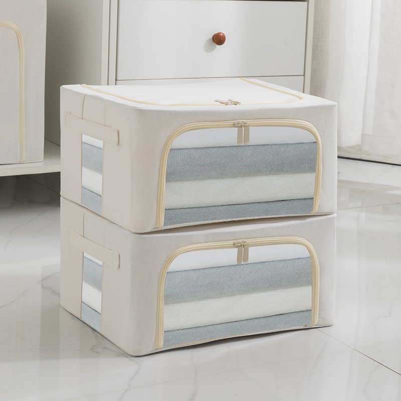 High quality Cotton Linen Clothes Blankets Storage Box Clothing Shoes Toy Comforters Wardrobe Foldable Storage Box