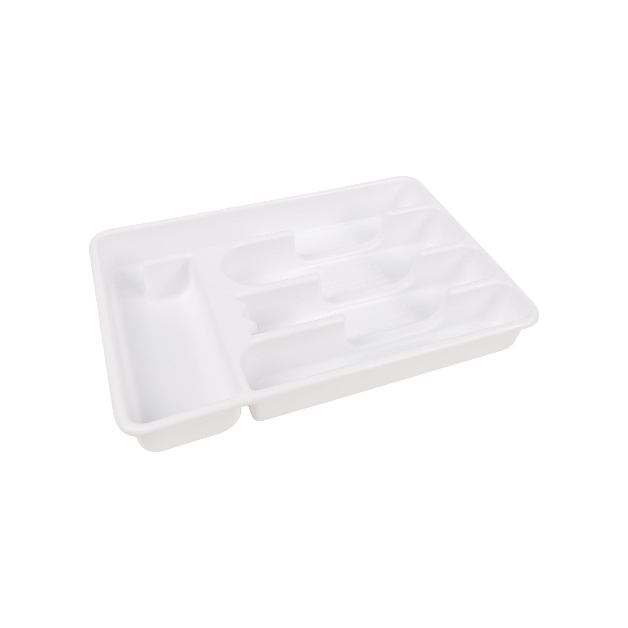 Kitchen Cutlery tray Non-slip Simple tableware storage box Plastic knife fork storage partition tray