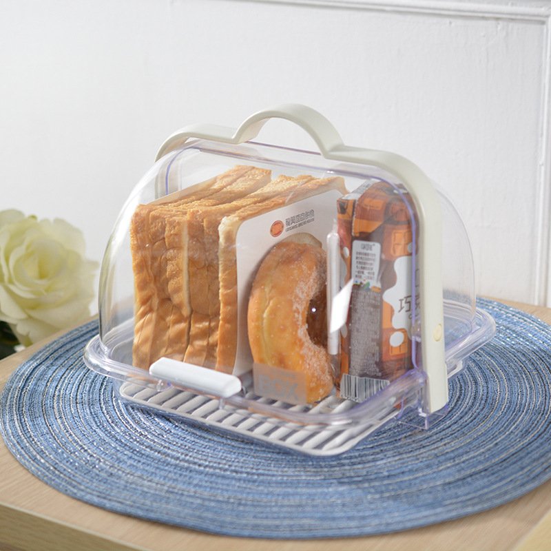 Dust-proof And Moisture-proof Cupcake Boxes Portable Fruit Storage Container Clear Plastic Bread Storage Box With Lids