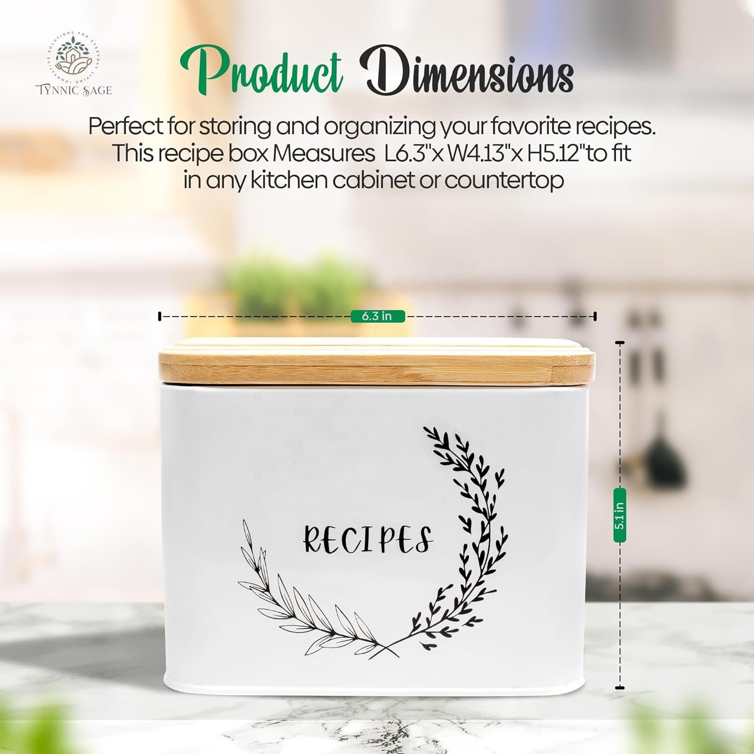 Home Kitchen Metal Storage Box Recipe Card Storage Box Dryer Sheet Holder Washing Tablets Capsules Container Bin