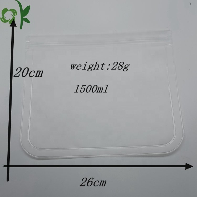OKSILICONE BPA Free Reusable Zipper Silicone Food Storage Bag Waterproof Silicone Keep Fresh Lunch Food Preservation Storage Bag
