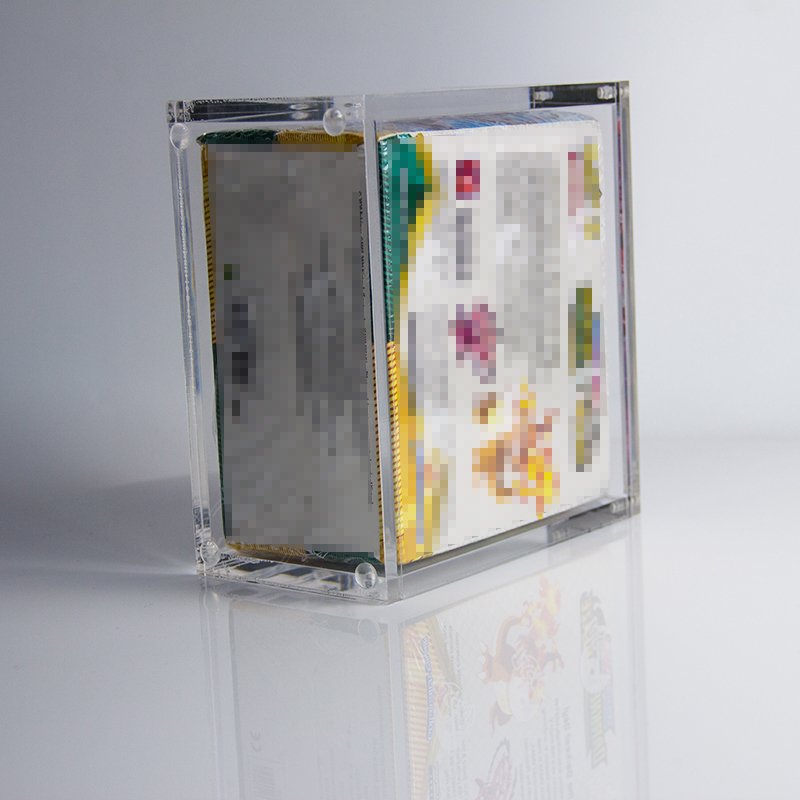 Wholesale clear acrylic game booster box display case storage box for collection