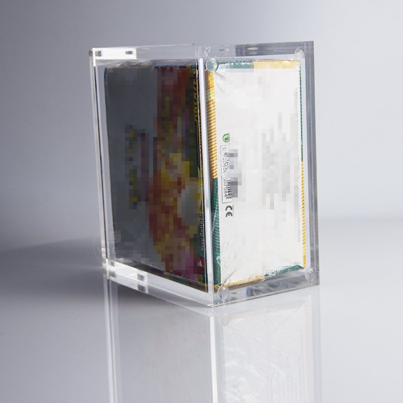 Wholesale clear acrylic game booster box display case storage box for collection