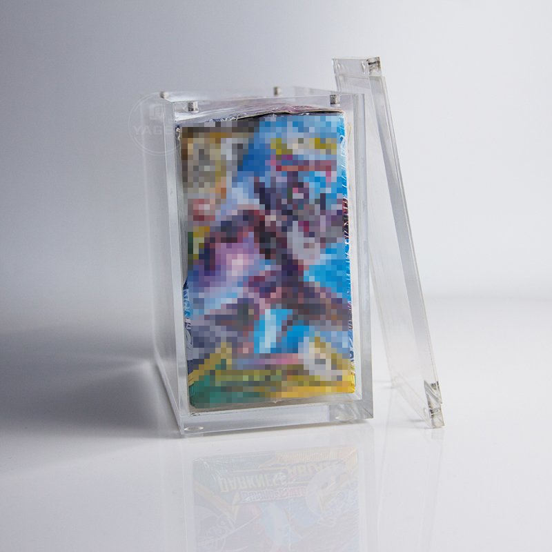 Wholesale clear acrylic game booster box display case storage box for collection