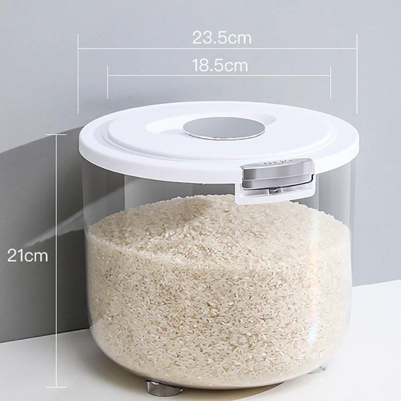 High Appearance Level Practical Food Containers Sealed Rice Storage Containers Kitchen Storage