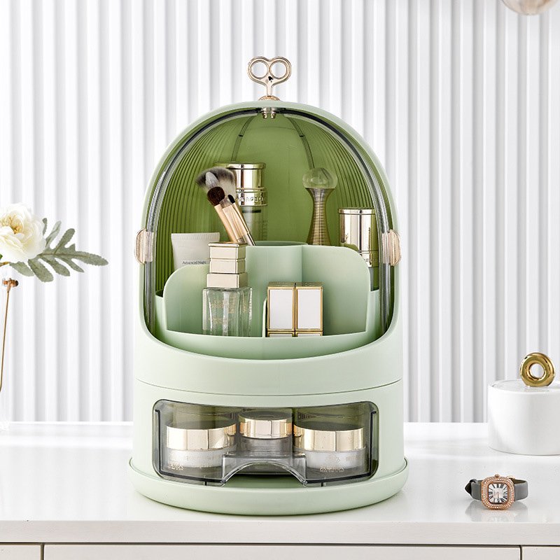 Portable Light Luxury Multi-Function Make Up Case Display Storage Box Cosmetics Skin Care Products Jewelry Organizer