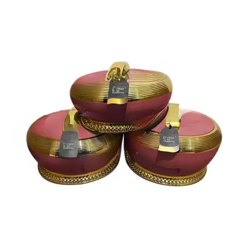 High quality Buffet Stainless Steel luxury gift set Dinnerware 4L+5L+6L 3 sets/carton insulated casserole food warmer