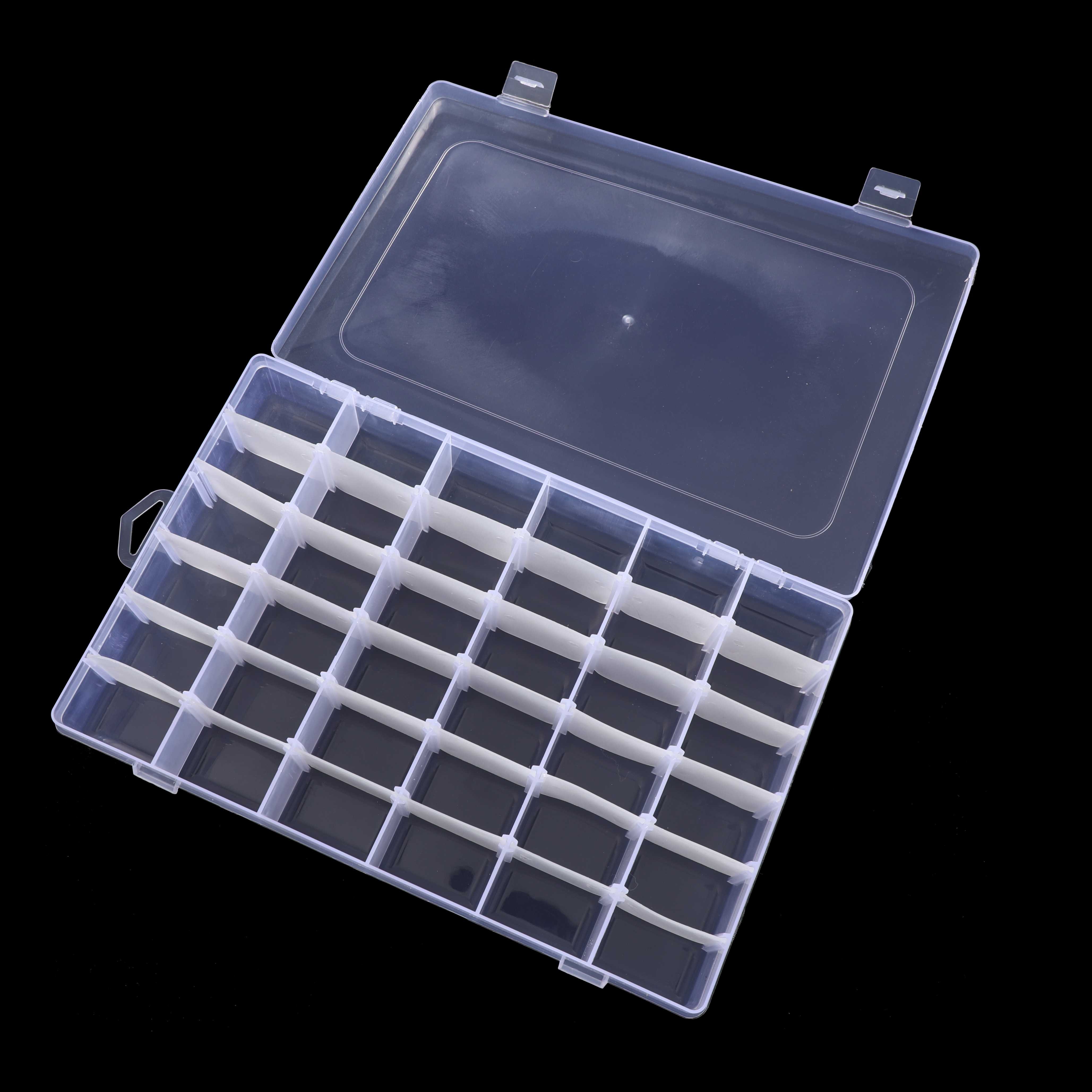 China wholesale storage with lid transparent PP Storage pill decorative with Adjustable Plastic Storage Box