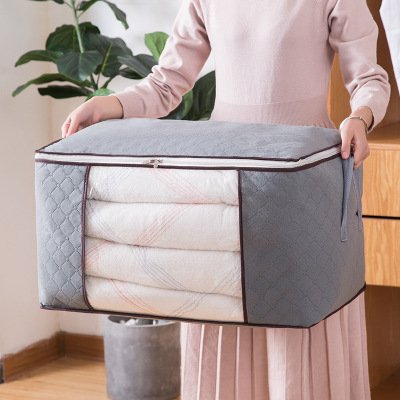 Storage Boxes & Bins Food Container with Lid Foldable Fabric Eco-friendly Metal Filing Office Decorative Linen 0-1L Rectangle