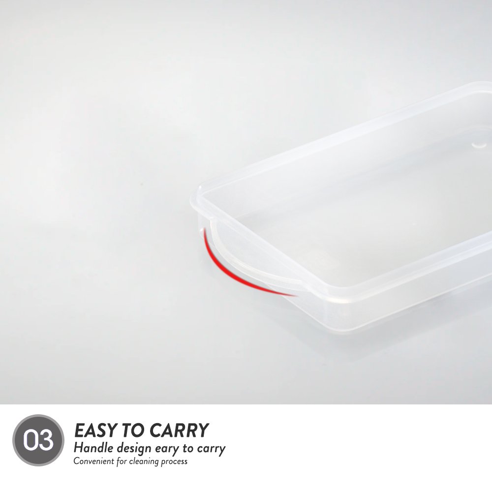 Elianware Elegant And Strong Portable Butter Case Food Container Case With Butter Knife Separator