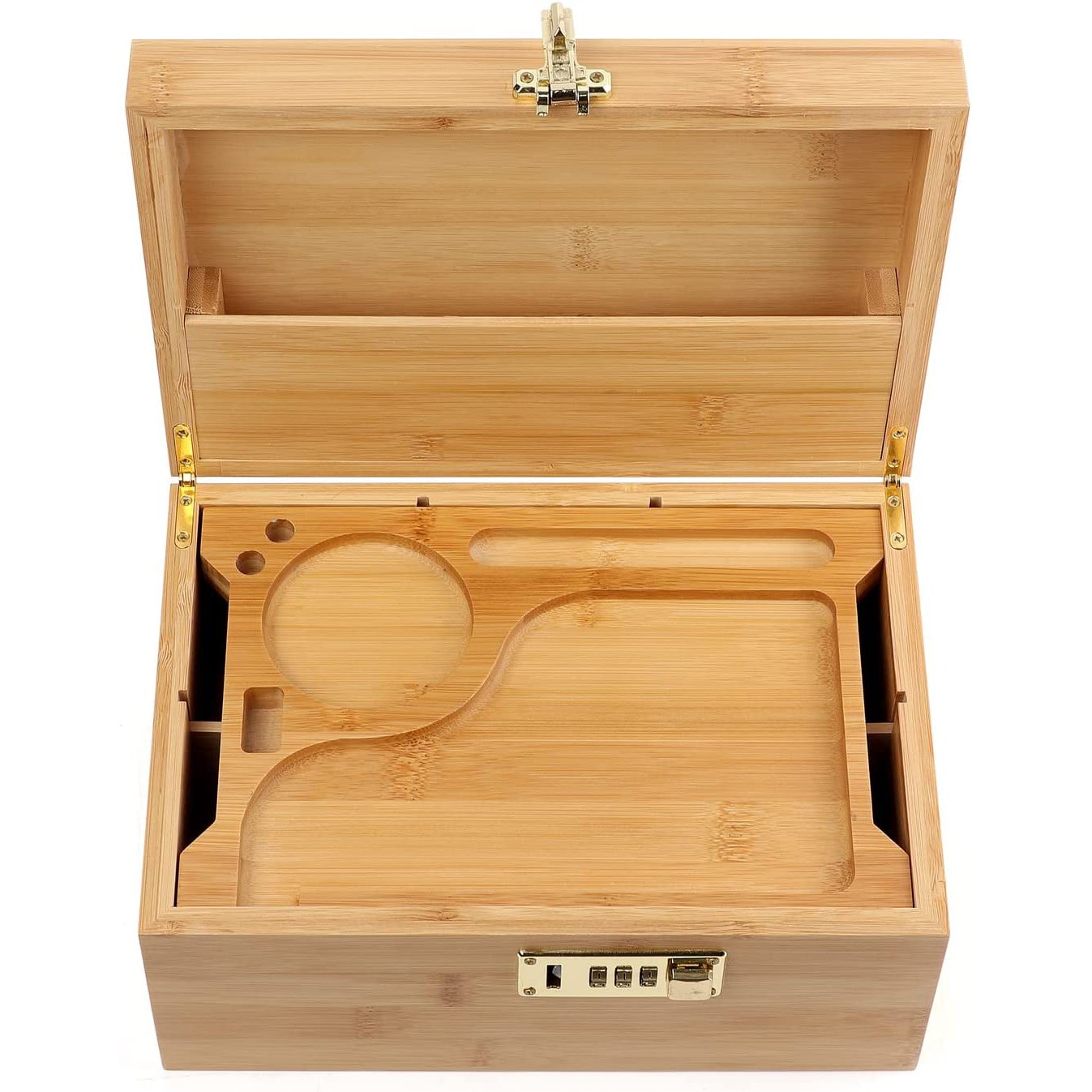 Storage Box Wood Stash Box Large Bamboo with Decoration Custom Bamboo Jewelry Box Customized Logo Handcrafted Jewelry 300pcs