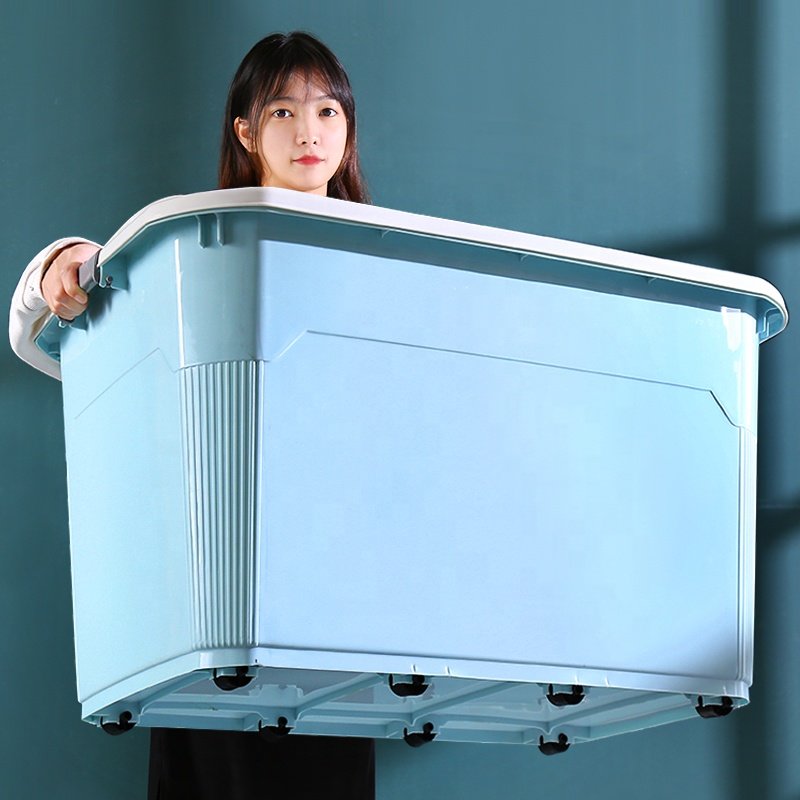 Portable Stackable Multi-function Household Container With Lid Plastic Book File And Paper Home Organization Other Storage Boxes