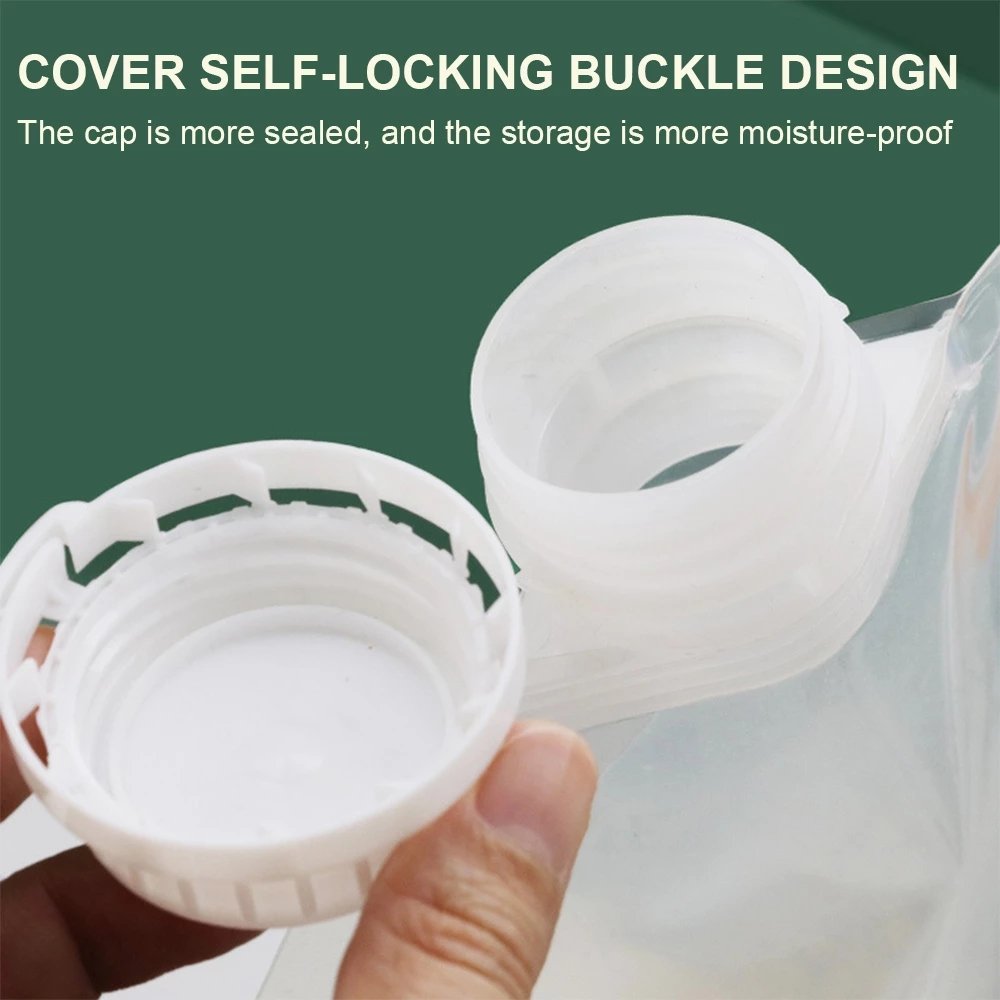 DS1423 Kitchen Airtight Food Storage Containers Cereal Container Grain Moisture-proof Sealed Bag Transparent Grain Storage Bags