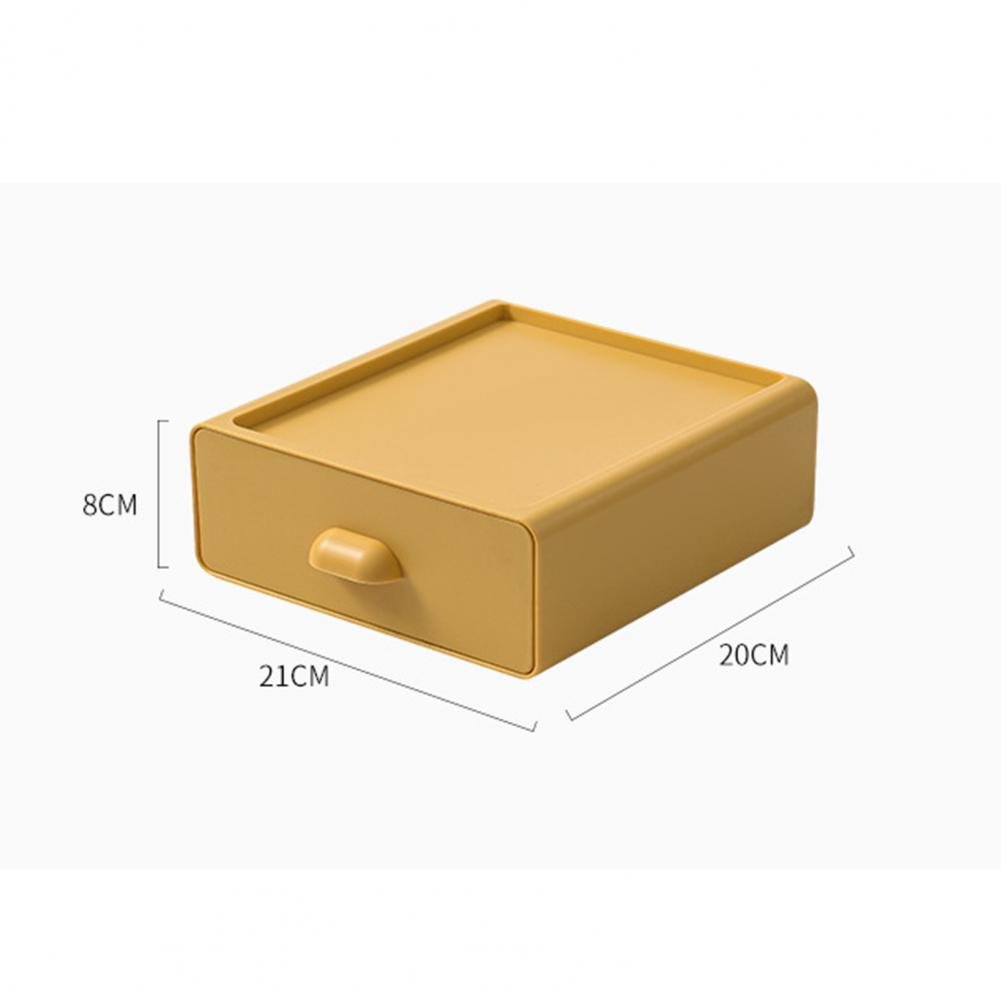 Office Drawer Storage Box Furniture Stackable Desktop Sundries Jewelry Cosmetic Organizer