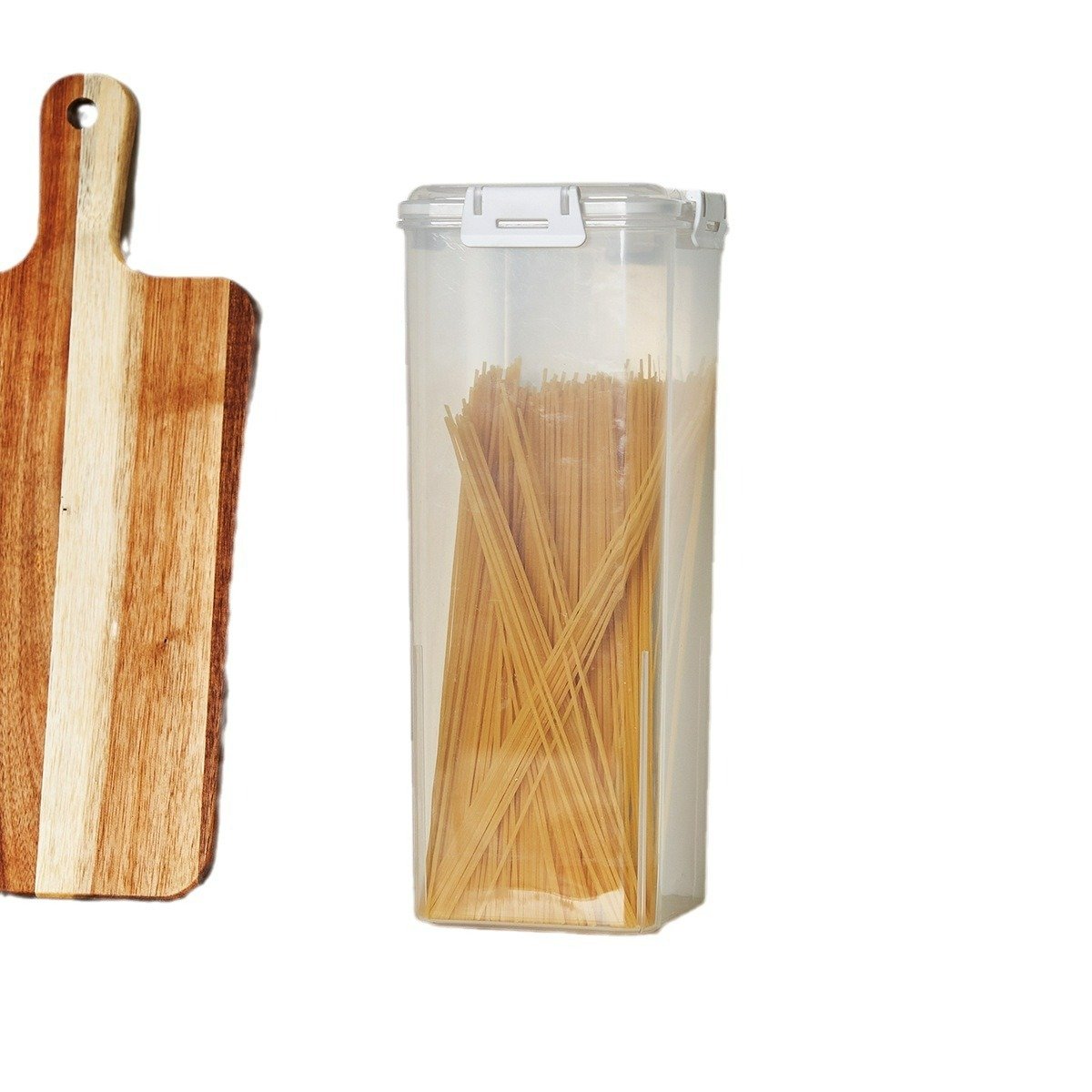 Small Home Kitchen Supplies Dispenser Rectangular Plastic Bread Crisper and Toast Storage Box Sealed Case