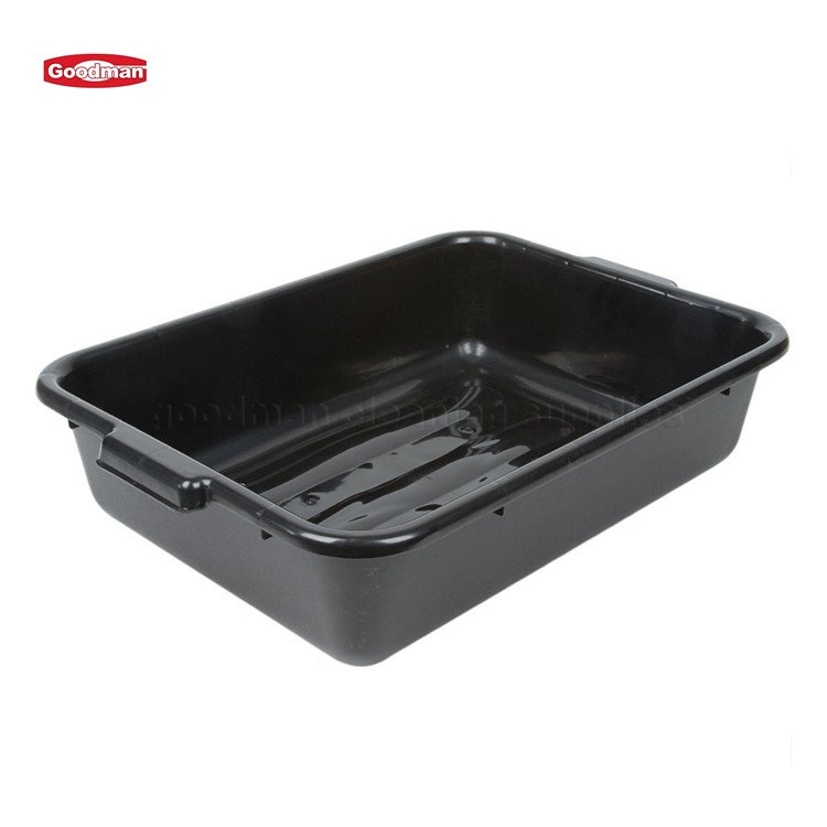 Commercial plastic tote box wash Tub Basin bus box kitchen storage container kitchen organizer