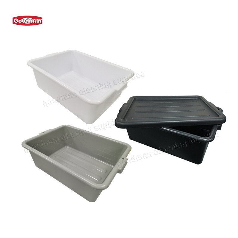 Commercial plastic tote box wash Tub Basin bus box kitchen storage container kitchen organizer