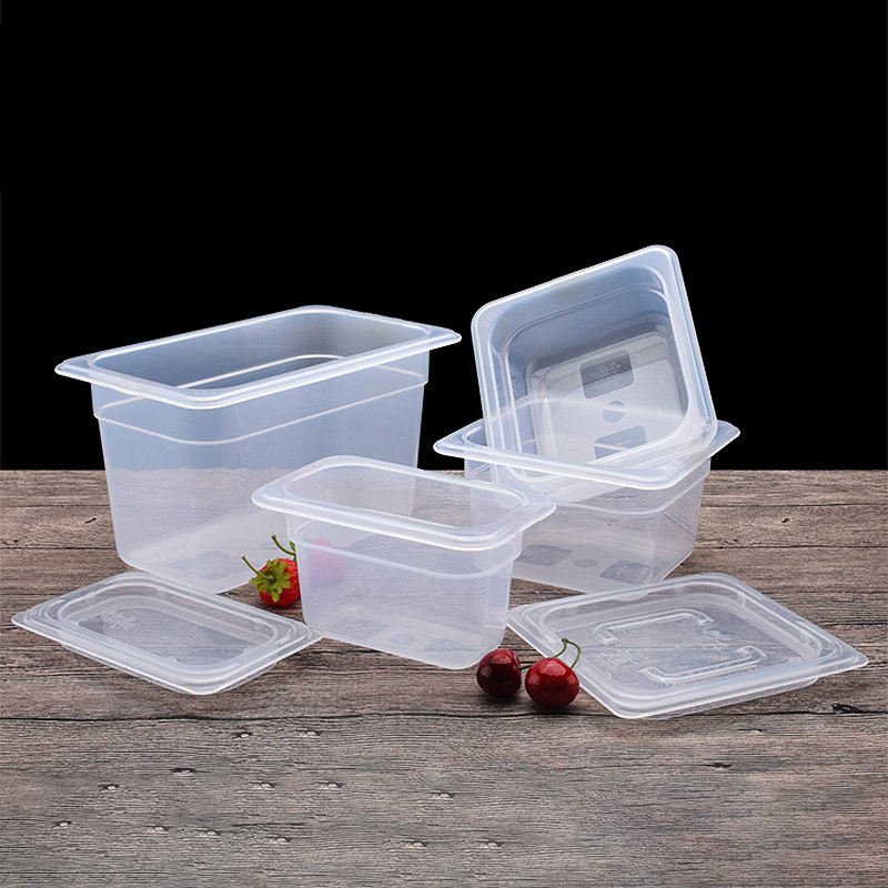 1/6 Size Restaurant Catering Food Service Plastic PP Food Storage Container GN Pan