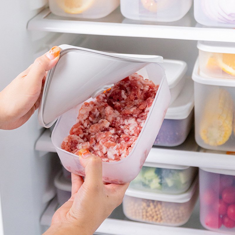 Kitchen Food Storage Containers Set Fridge Organization Refrigerated And Heated Box PET Food Storage Box