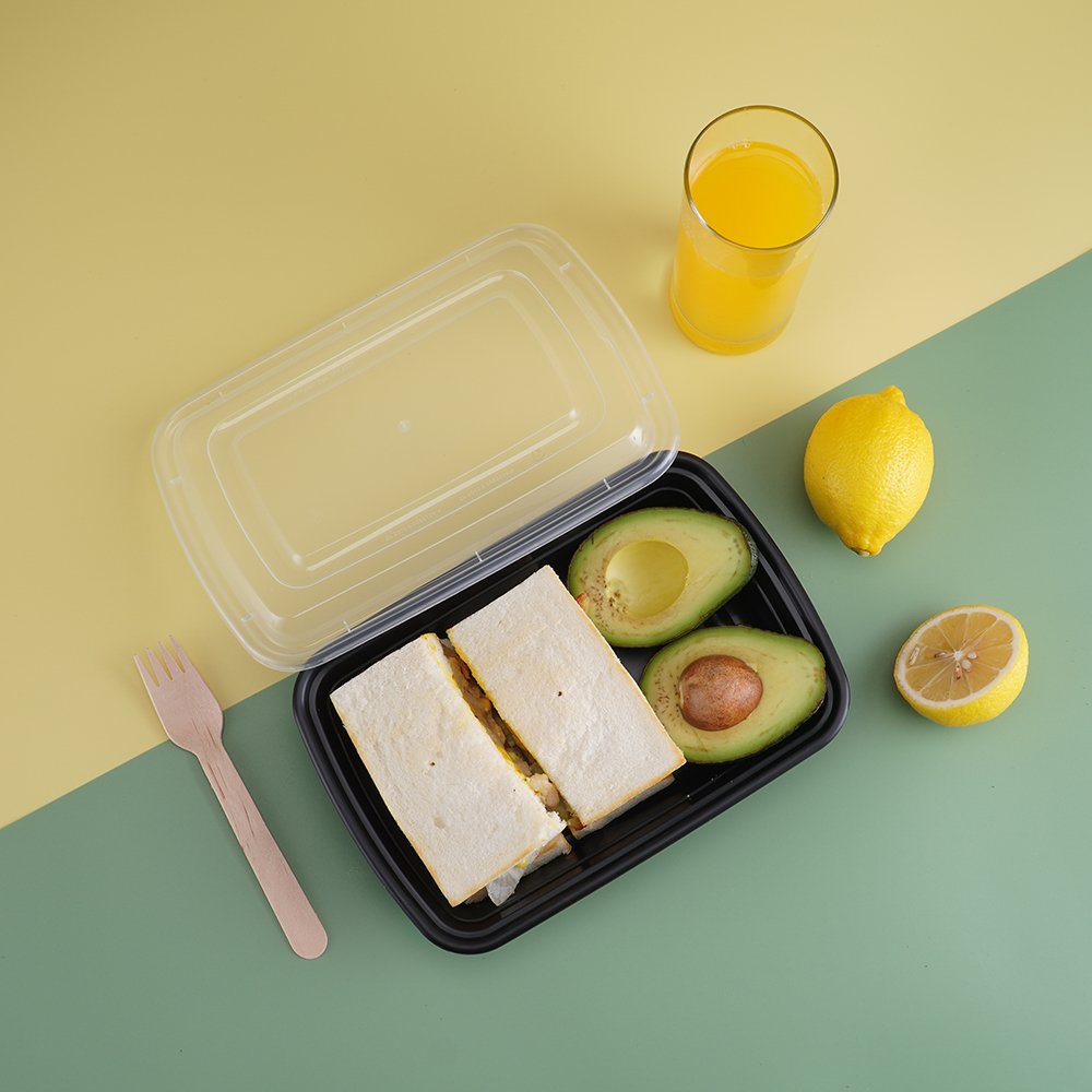LR Wholesale 16OZ 24OZ 25OZ 28OZ 32OZ 38OZ Microwave Safe Plastic Meal Prep Food Container With Lid