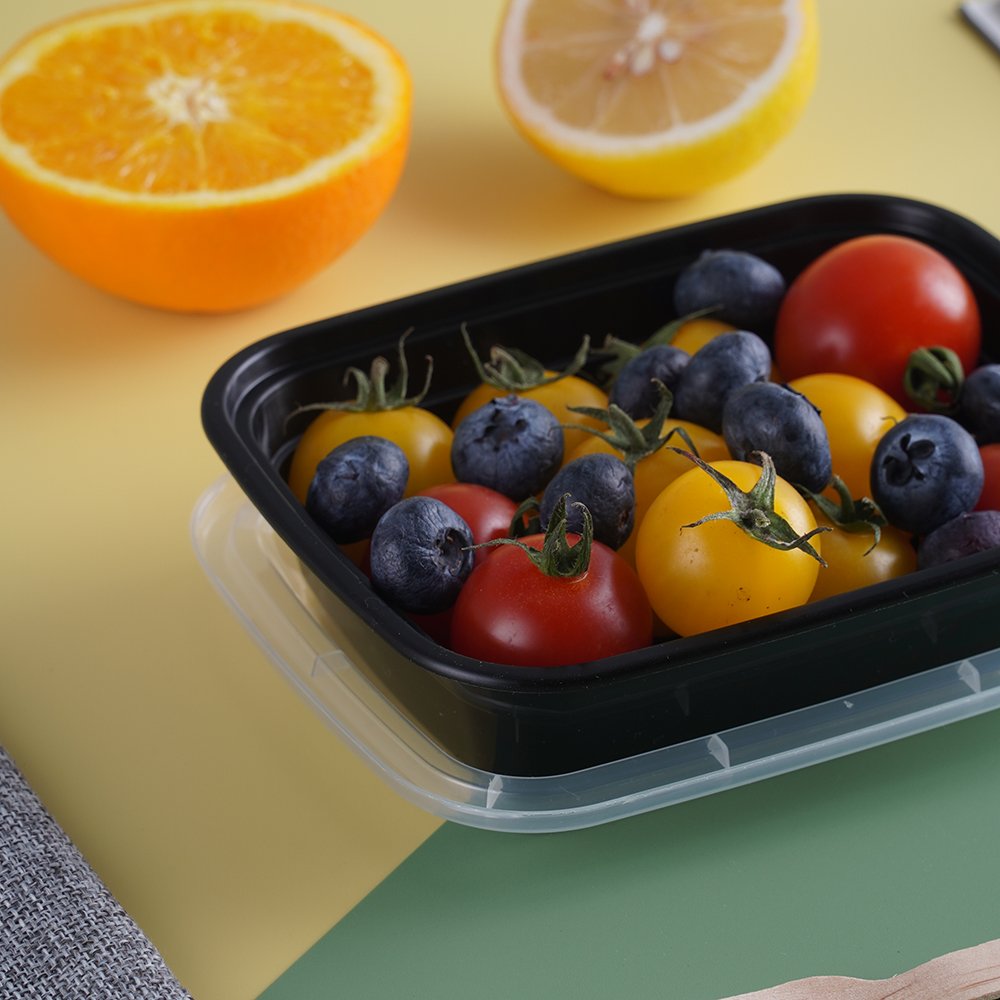 LR Wholesale 16OZ 24OZ 25OZ 28OZ 32OZ 38OZ Microwave Safe Plastic Meal Prep Food Container With Lid