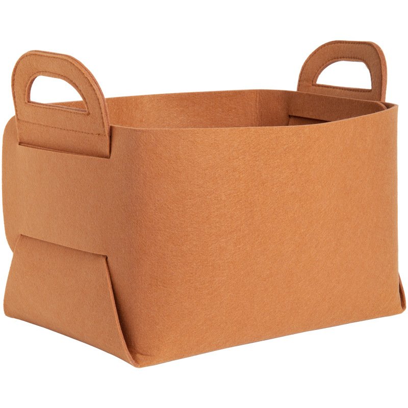 Factory supply hot new design detachable folding felt portable storage basket children's snack toy storage box