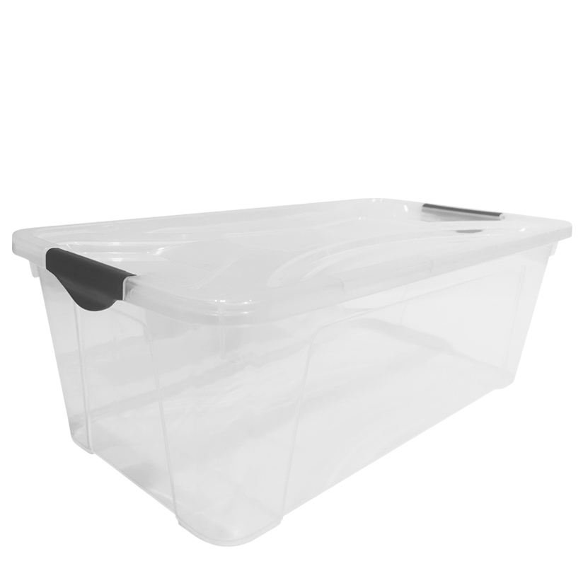 Hotsale wholesale 7l transport plastic shoe storage box with handle