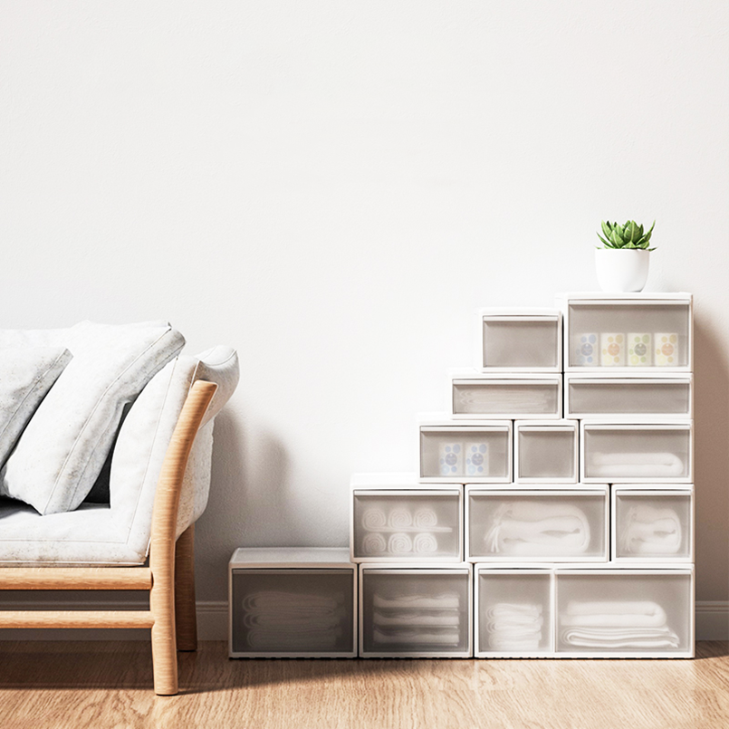 Hot Sale Modern Custom Clothes Organizer Bedroom Plastic Storage Cabinets stackable drawers