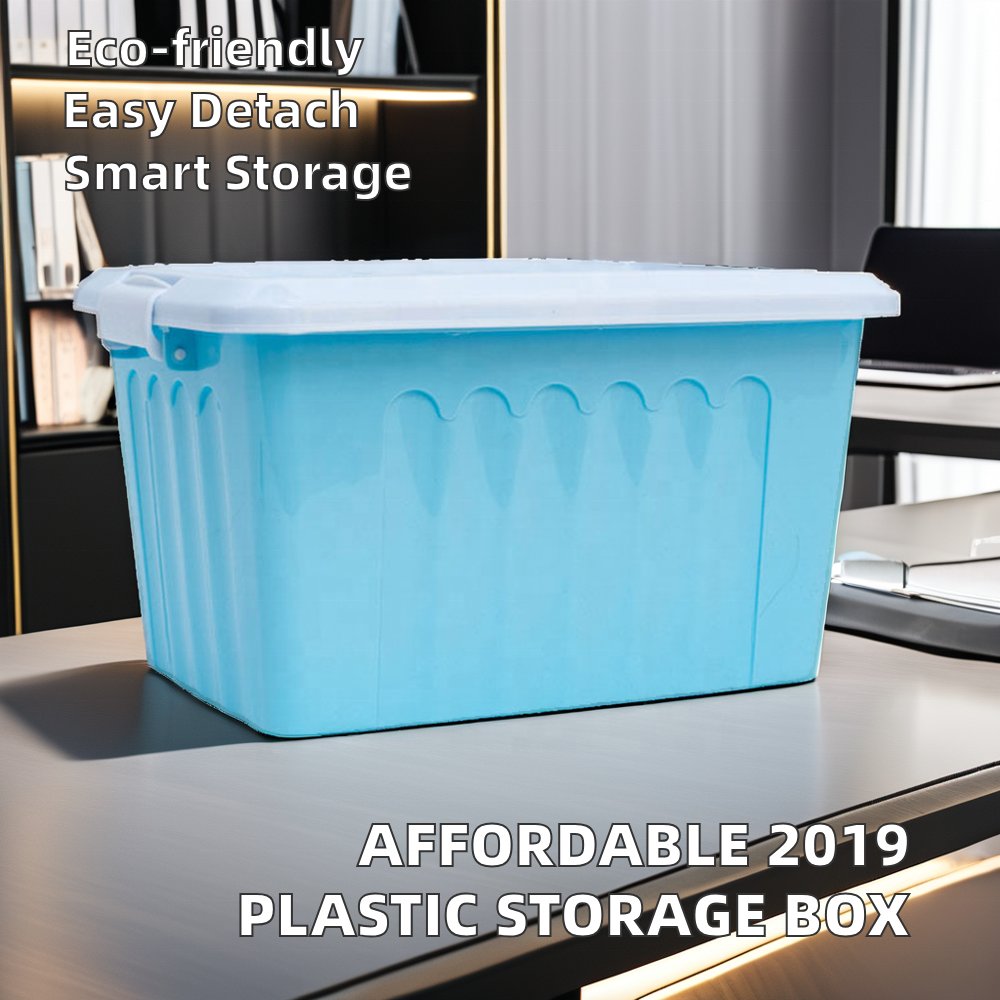 Corrugated Square Household Storage Boxes with Capacities of 60 L to 100 L