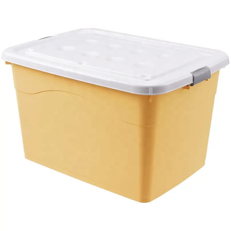 Corrugated Square Household Storage Boxes with Capacities of 60 L to 100 L