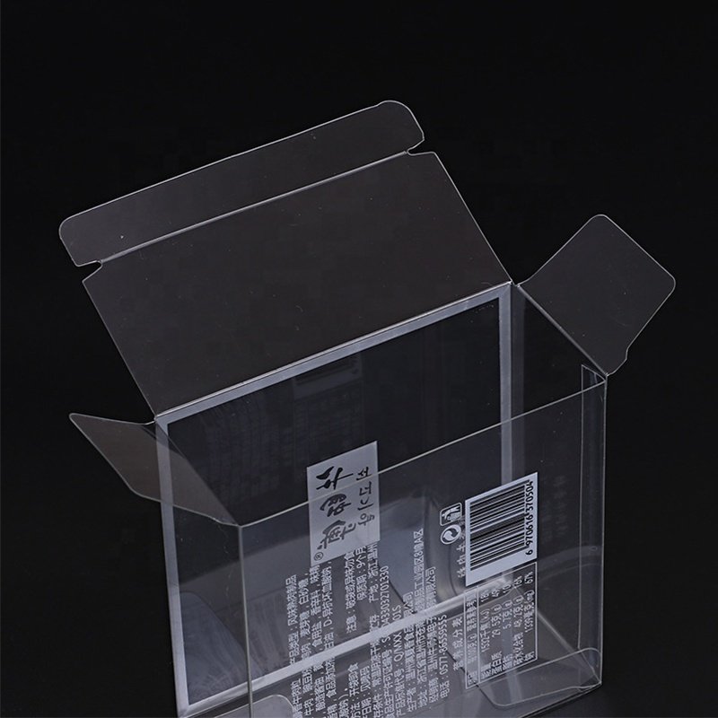 Custom Transparent PET and PVC Storage Boxes Frosted PP Packaging Container Clear Plastic Bin with Blank Design