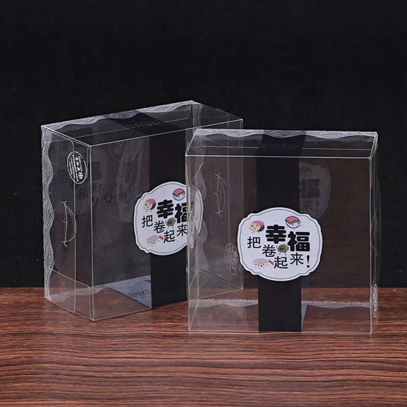 Custom Transparent PET and PVC Storage Boxes Frosted PP Packaging Container Clear Plastic Bin with Blank Design