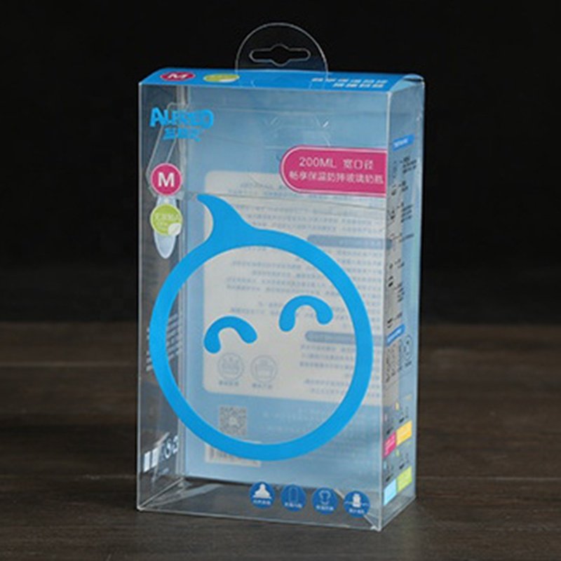 Custom Transparent PET and PVC Storage Boxes Frosted PP Packaging Container Clear Plastic Bin with Blank Design