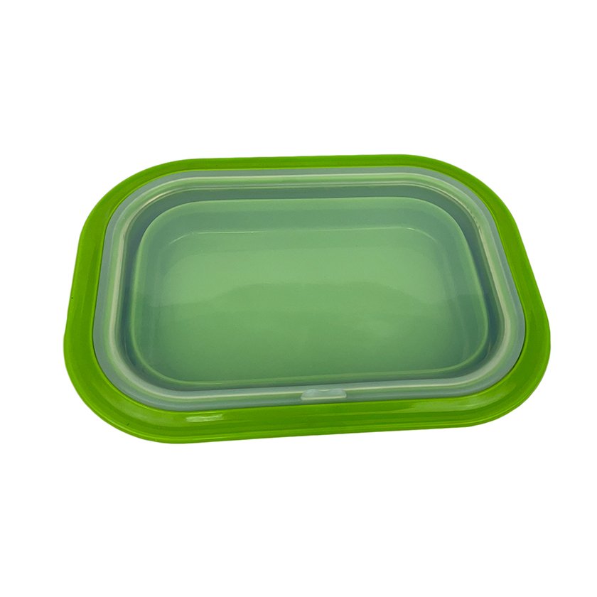 Collapsible Silicone Food Storage Foldable Container with Lids Freezer BPA Free Bento Lunch Box Containers Rectangle 1000pcs N/a