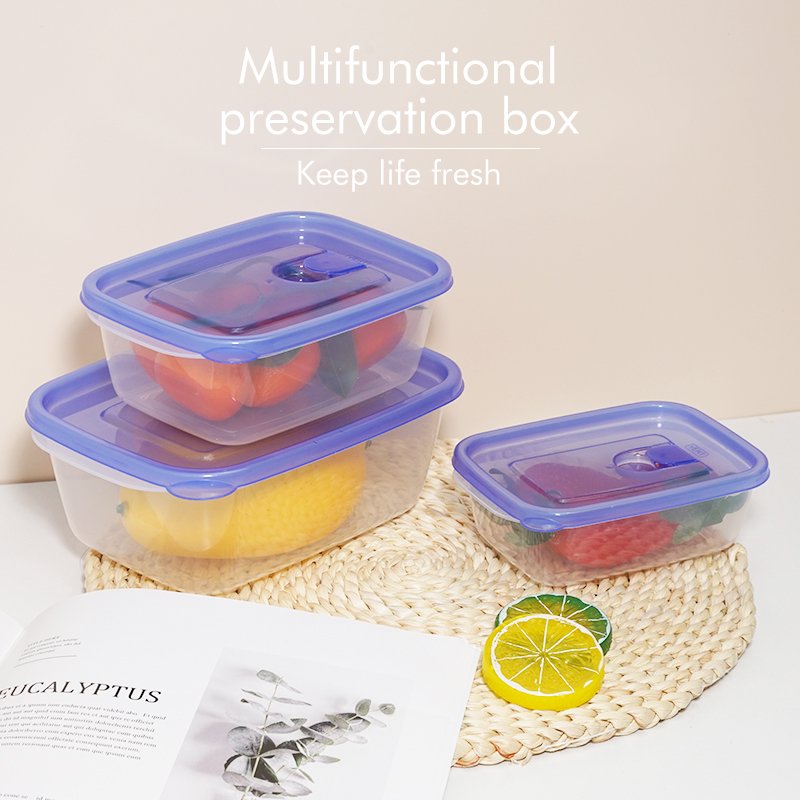 Factoey wholesale food grade 400ml food storage box home and kitchen refrigerator food container freshness preservation