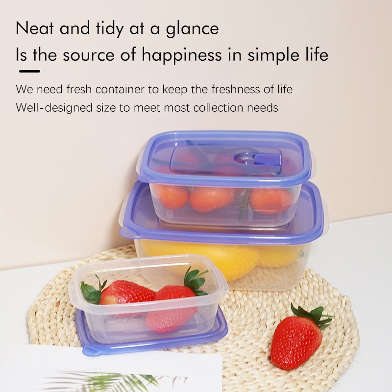 Factoey wholesale food grade 400ml food storage box home and kitchen refrigerator food container freshness preservation