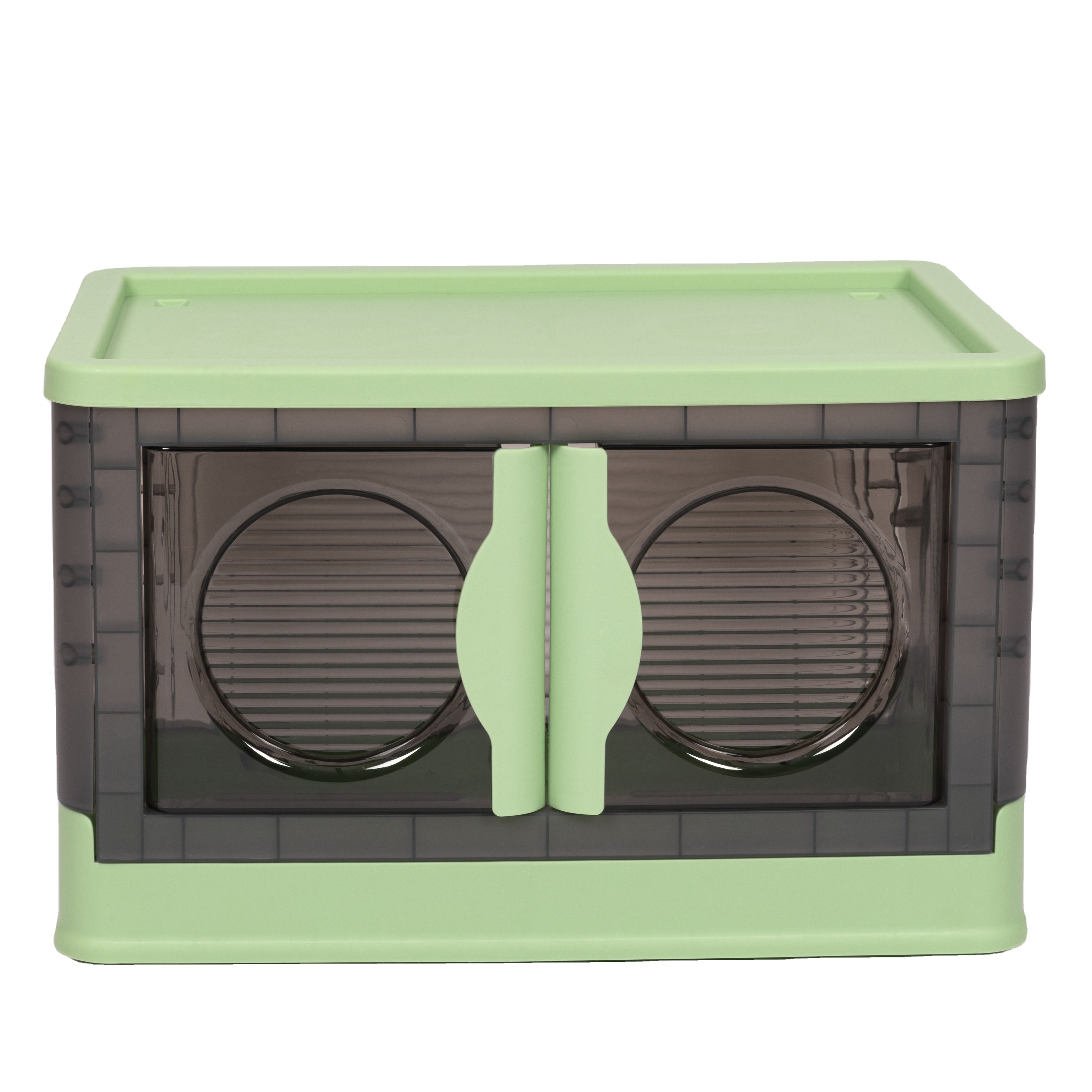85L Folding Moveable Storage Boxe for Closet Office Organizing, Clothes, Toys, Books