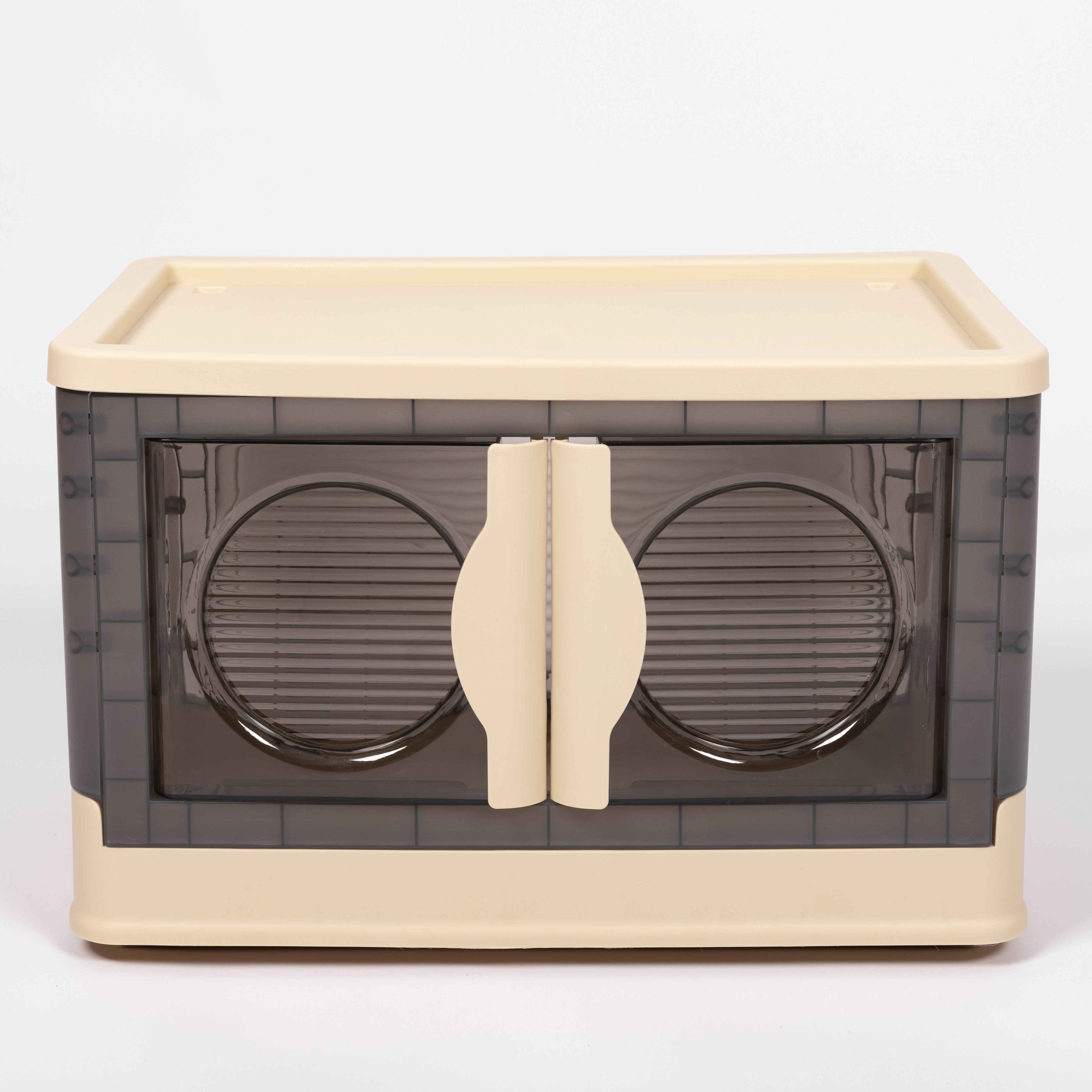 85L Folding Moveable Storage Boxe for Closet Office Organizing, Clothes, Toys, Books