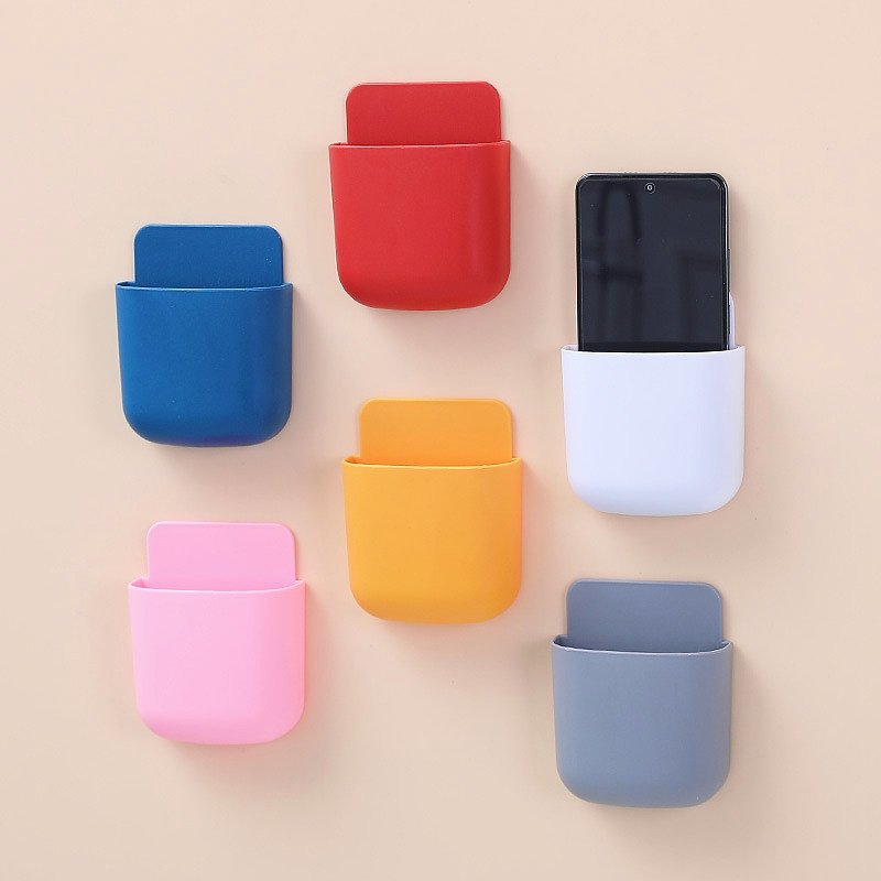 TV, Air Conditioning, Remote Control, Storage Box, Hole Free and Traceless Wall Hanging Box, Mobile Phone Charging Wall Hanging