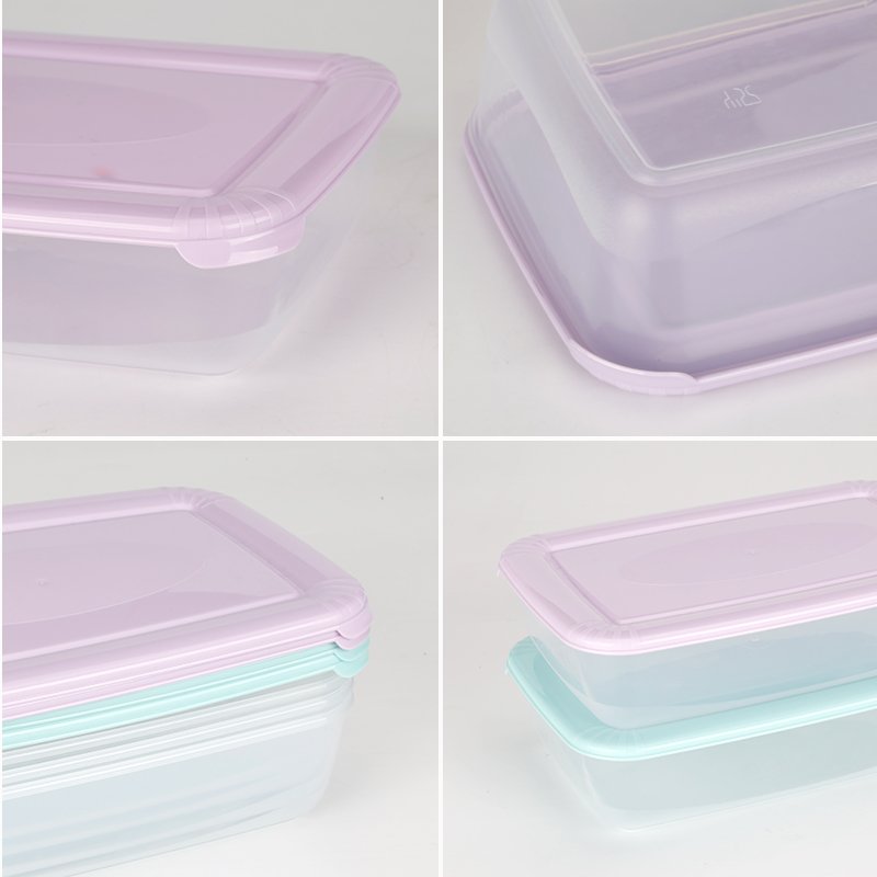 0.4L/0.85L/0.88L/1L kitchen organizer plastic food box clear refrigerator organizer fresh crisper food storage container