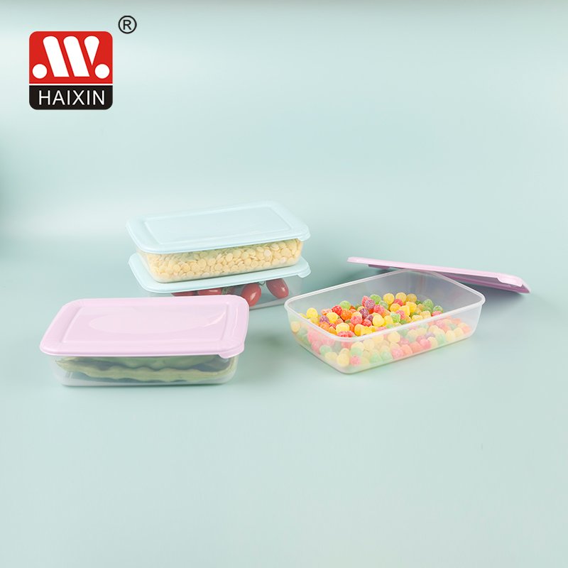 0.4L/0.85L/0.88L/1L kitchen organizer plastic food box clear refrigerator organizer fresh crisper food storage container