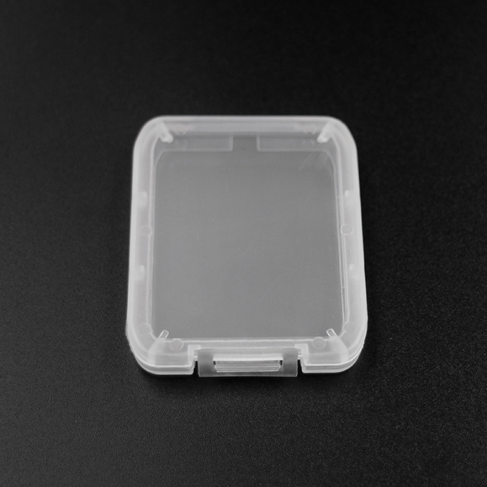 Memory Card Protection Case Card Container Plastic Transparent Storage Box Mini CF Card Easy To Carry Box