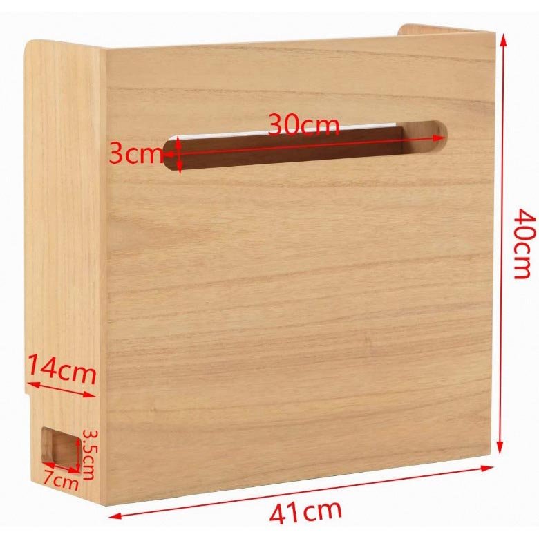 Wood Multi-layer router storage Router Power Strip And Cable Management Storage Box