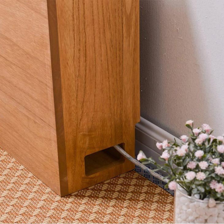 Wood Multi-layer router storage Router Power Strip And Cable Management Storage Box
