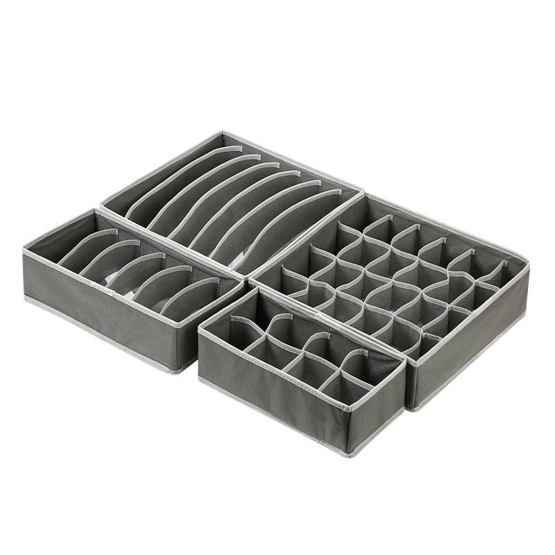 supply reasonable price reusable underwear organizer colapsable storage box with handle
