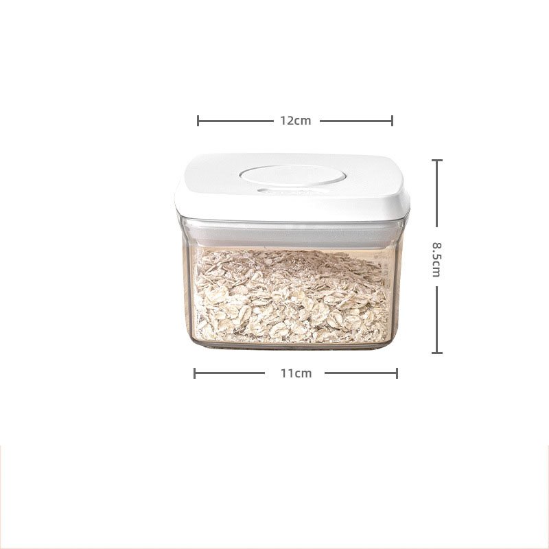 Press Open Plastic Storage Jar Kitchen Organizer Box Airtight Food Storage Containers Fruit Storage Containers For Fridge