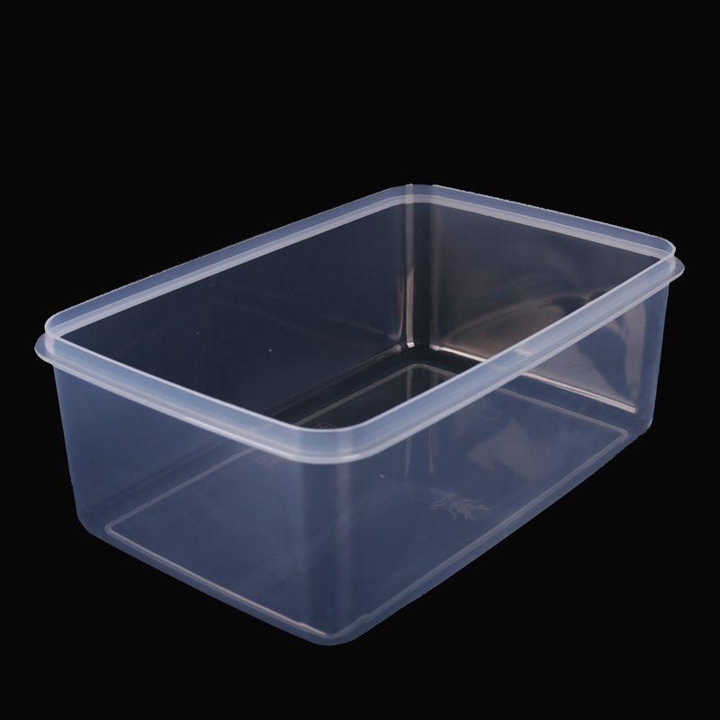 Food grade PP material Clear plastic food storage containers, refrigerators, fresh-keeping plastic food storage boxes