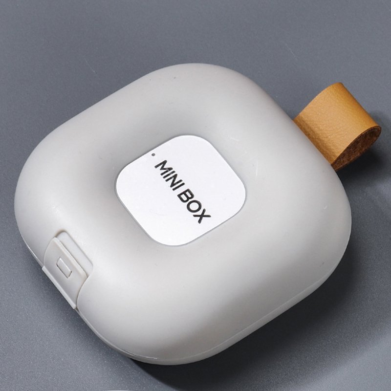 Small Pill Dispenser Portable Large Capacity 7-Day Pill Medicine Storage Box