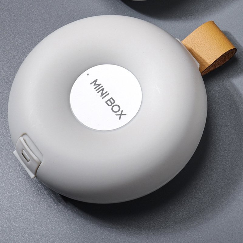Small Pill Dispenser Portable Large Capacity 7-Day Pill Medicine Storage Box