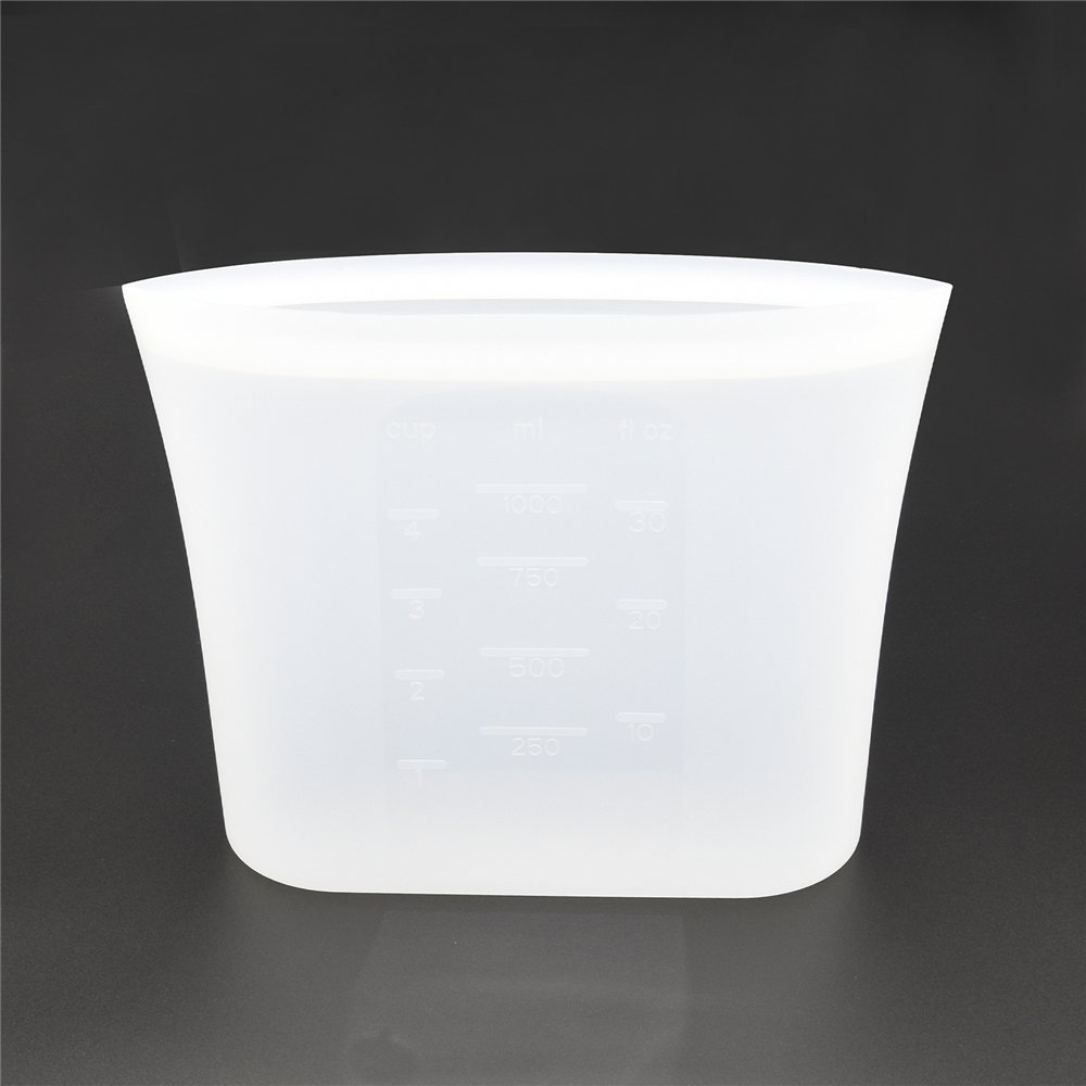 Non-Toxic Eco-friendly BPA Free Dishwasher-Safe Seal Tight Lunch Bag 100% Leakproof Silicone Food Grade Reusable Storage Bag